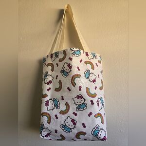 Hello Kitty Rainbow Tote Bag handmade